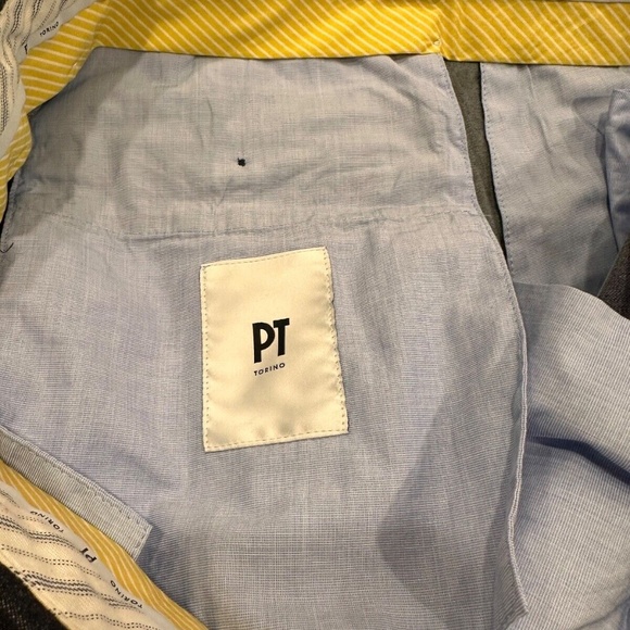 PT Torino cotton stretch denim slim fit dress pants Sz 42 Euro 58 New With Tags - Picture 6 of 7